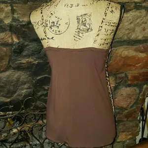 Vintage Carrie Allen Animal Print Top thumbnail 4