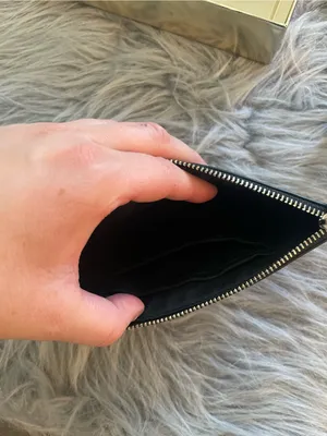 Coach Black Glitter Star Wristlet with Coach Logo thumbnail 4