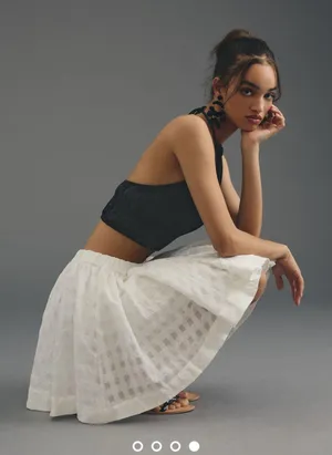 Maeve A-Line Mini Skirt thumbnail 3