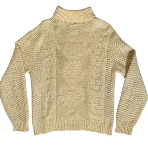 Vintage Walker Wool Blend Knit Turtleneck Sweater M Repair Project DIY thumbnail 9