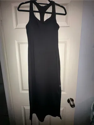Women's Vuori Halo Black Racerback Maxi Midi Dress size XS thumbnail 3