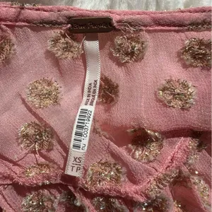 Free People Sophia Tiered Slip Dress Open Back Pink Gold Polka Dots Women's XS thumbnail 6