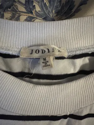 Jofit Black and White Striped Bodice Midi Dress thumbnail 4