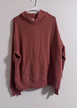 NWOT American Eagle Outfitters Rust Hoodie Sweatshirt thumbnail 1