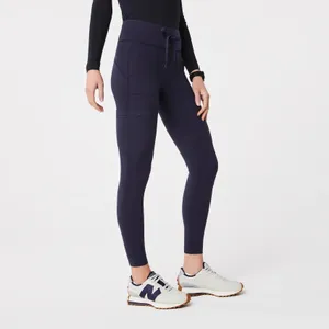 Figs High-Waisted Seville Scrub Leggings Navy thumbnail 3