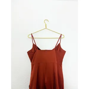 ShowPo Dazzling Lights Midi Dress Size 10 Satin Copper Rust thumbnail 13