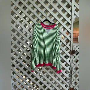Free people Classic Striped Oversized Crewneck thumbnail 5