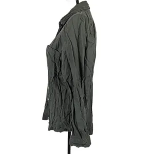 Womens Universal Thread Button Down Shirt Green Size XS thumbnail 2