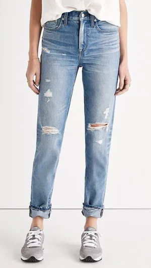 Madewell Size 25 The Perfect Vtg Jeans Chet Wash Busted Knees Distressed Edition thumbnail 1