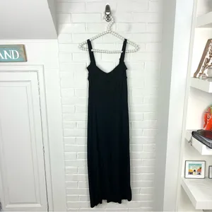 Old Navy Black Casual Midi/Maxi Dress Size S thumbnail 2