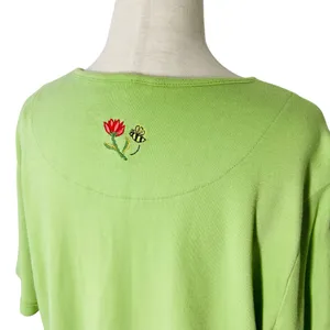 VINTAGE BRECKENRIDGE Embroidered Flowers & Bees Tee thumbnail 7