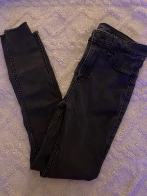 Abercrombie Black Jeggings High-Waisted thumbnail 1