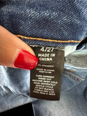 Frye Women's Straight-Leg Blue Denim Jeans thumbnail 3