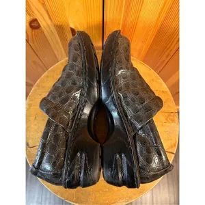 BOC Born Peggy Gray Croc Skin Embossed Slip On Wedge Clog Women Size 9 thumbnail 6