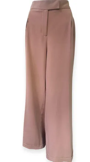 Liz Claiborne Elegant Women's Blush Wide-Leg Pants thumbnail 1