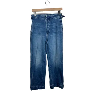 MOTHER Cinch Greaser Ankle Jeans Dark Stormy Night‎ Wide Leg Size 28 thumbnail 4