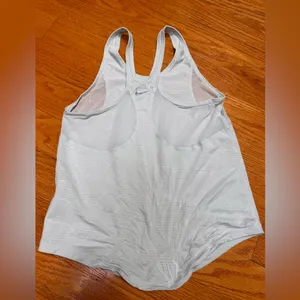 Nike Light Gray Dri-FIT Racerback Tank thumbnail 3