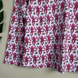 Roller Rabbit Women's Henley Monkey Print Pajama Top thumbnail 6