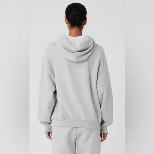 NWT Alo Yoga Accolade Hoodie Athletic Heather Grey Size S thumbnail 2