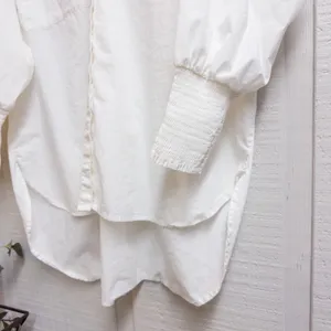 Women's White Button Up Shirt thumbnail 4