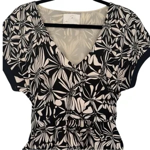 Anthropologie Postmark Sonata‎ Tie-Back Mini Dress Size Small thumbnail 6