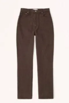 Abercrombie Curve Love Ultra High-Rise 90s Straight thumbnail 1