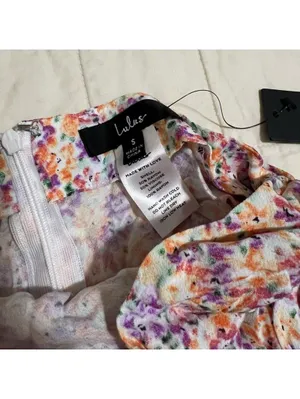 New Lulus Floral Midi Skirt thumbnail 4