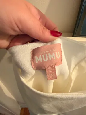 Show Me Your Mumu White Dress Midi thumbnail 5