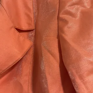 Emanuel Ungaro Parallele made in Italy shimmer Orange satin vintage Blazer 8 thumbnail 3