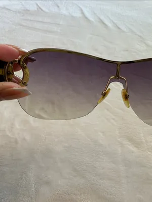 Gucci Women's Shield Sunglasses in Purple Gradient with Gold Accents- GG 2875/S thumbnail 4