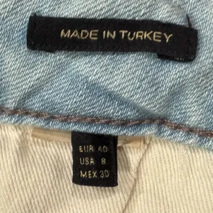Massimo Dutti Wide Leg High Waist Jeans Women’s 8 thumbnail 2