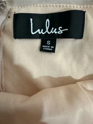 Lulus Blush Pink Ruffle Chiffon Maxi Dress NWT Size Small thumbnail 6