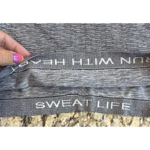 Lululemon Swiftly Tech Short Sleeve Crew Gray Speckled Black White Size 8 thumbnail 6