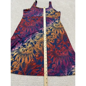Columbia Freezer III Dress Womens SizeM PFG Tropical Floral Tank Sundress Empire thumbnail 11