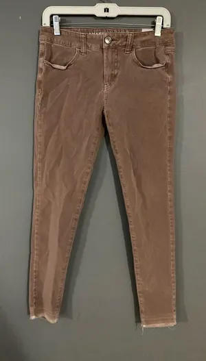 American Eagle Womens Jegging 360 Super Stretch Size 6 Light Pink thumbnail 1