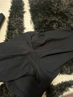 Lululemon Zoned In Tight *27" Black reflective detail cutouts size 4 W5BBNS thumbnail 5