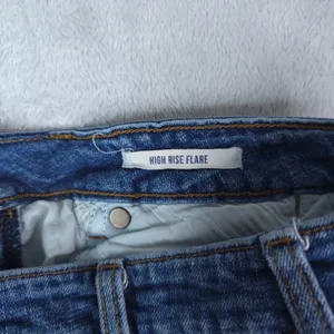 Wrangler Retro Green Jeans Trumpet Flare High Rise Womens 27x30 Blue Western thumbnail 6