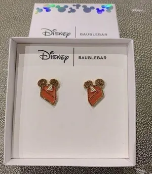 Disney x BaubleBar Pumpkin Pie Mickey Mouse Earrings thumbnail 1