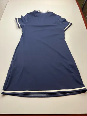 Acegolfs Blue White Color-block Short Sleeve Polo Golf Dress‎ Womens Medium NEW thumbnail 13