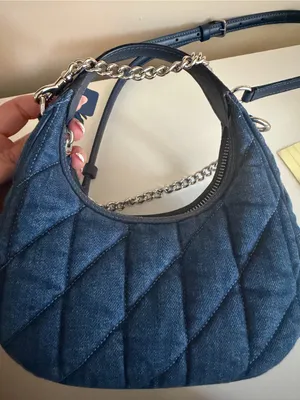 Coach Carmen Denim Quilted Mini Bag thumbnail 5