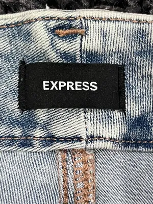 🌸EXPRESS 70’S FLARE MID RISE JEANS SIZE SMALL 🌸 thumbnail 5