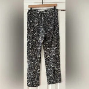 Kappahl Navy Cream Animal Print Pajama Pants Cotton Elastane Small‎ Swedish EUC thumbnail 2
