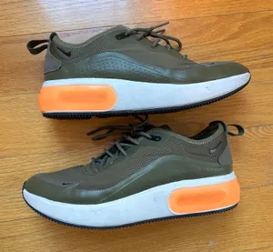 Nike Air Max Dia Sneakers Olive Green Orange Pulse AQ4312-200 Women's Size 7.5 thumbnail 1