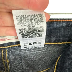 Levi Strauss Signature Medium Wash Stretch Low Rise Boot Cut Jeans‎ Junior's 17 thumbnail 5