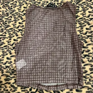 Motel Rocks Textured Brown Tank Top thumbnail 3