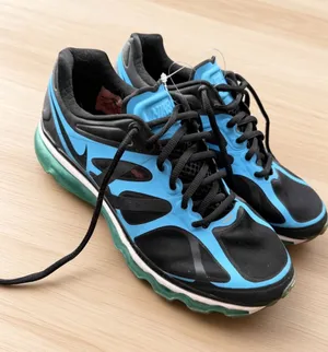 Nike Air Max+ 2011 Blue Black Running Shoes Women’s 8.5 thumbnail 1