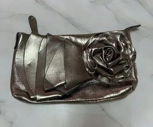 Galian Silver/gold Metallic Clutch thumbnail 1