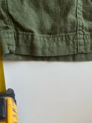 Time and Tru Olive Green Cargo Drawstring Pants Sz 16-18 thumbnail 6