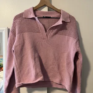 ZARA Pink Knit Sweater thumbnail 1
