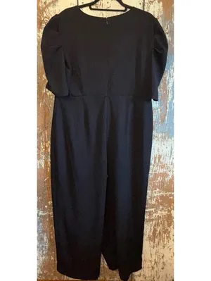 New York & Company black short twist sleeve jumpsuit, size XXL 2X thumbnail 5